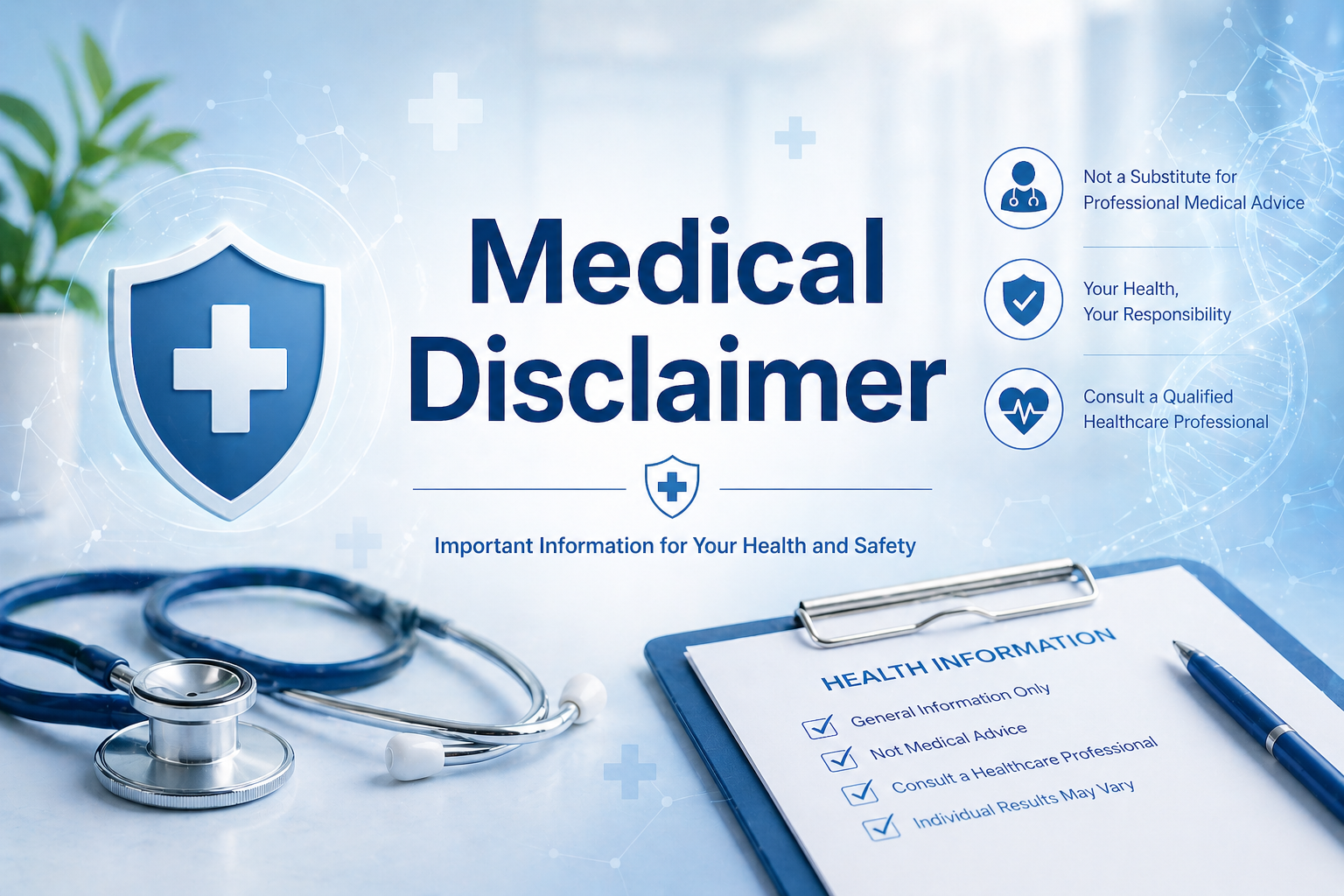 Medical Disclaimer health information safety The Metabolic Patch
