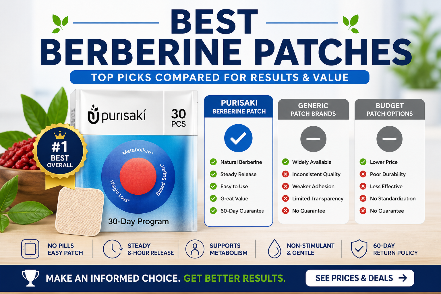 best berberine patches comparison 2026