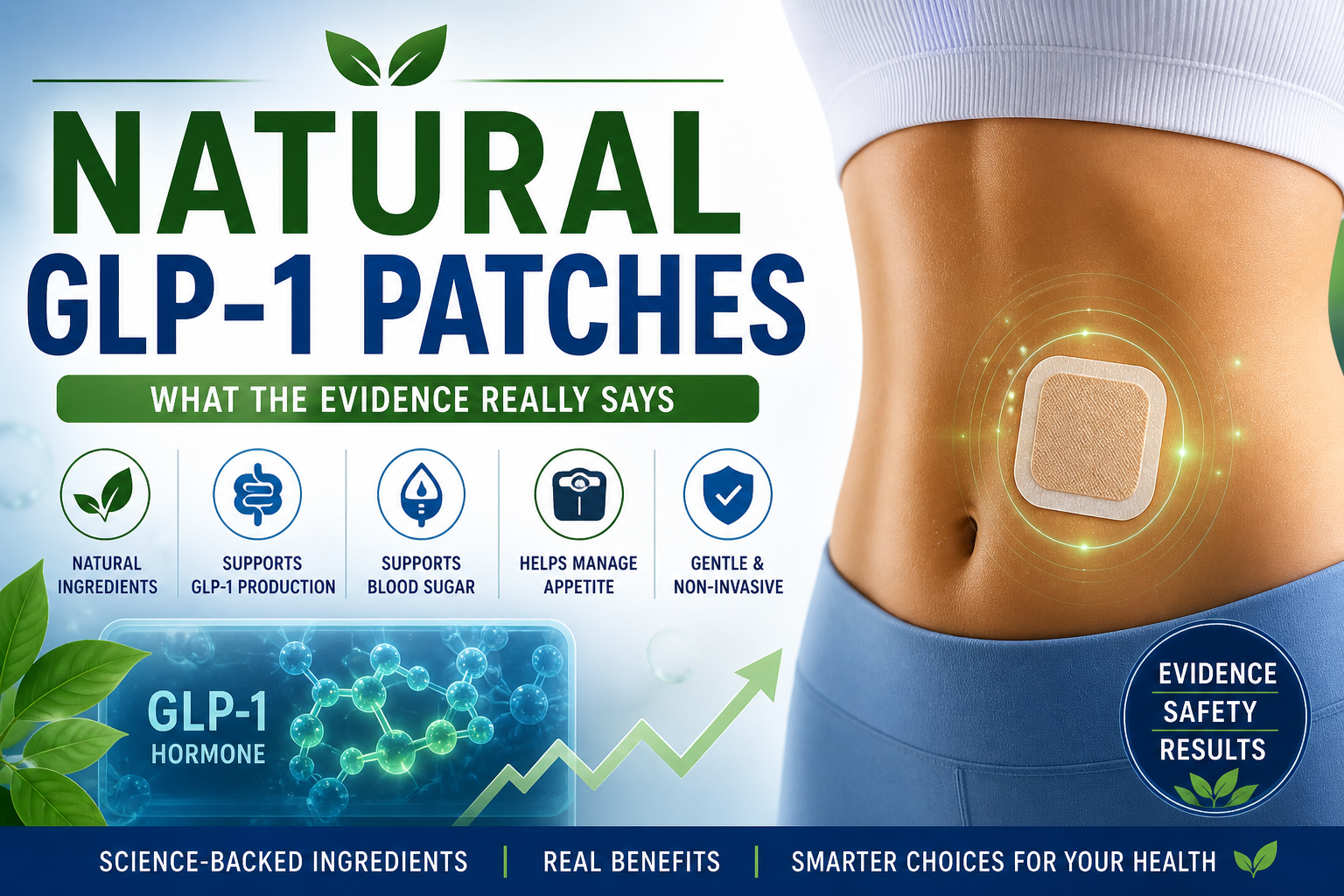 Natural GLP-1 patches for weight loss and metabolic support