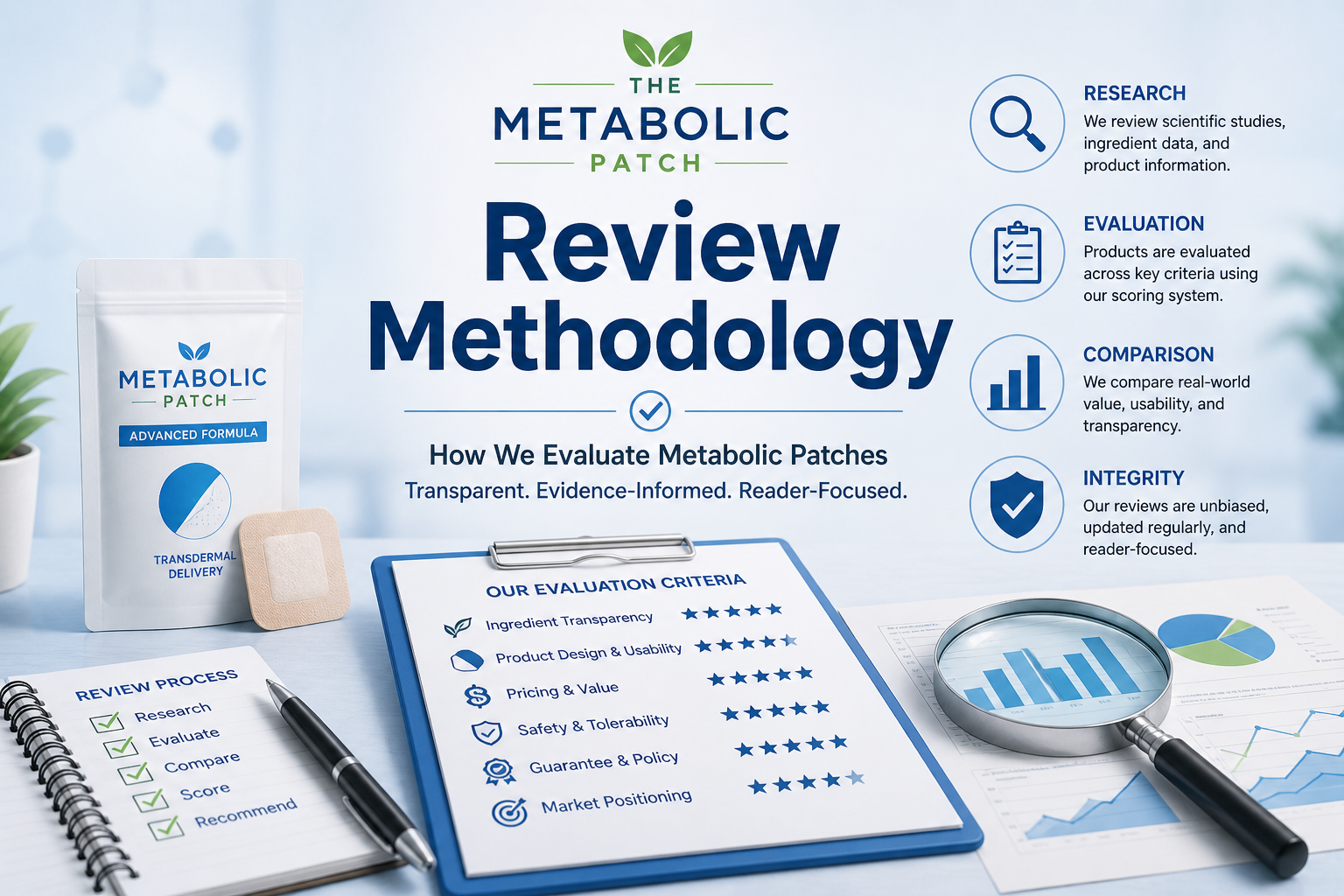 Metabolic patch review methodology and evaluation process